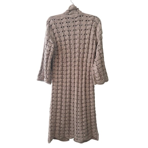 Shyanne Womens Solid Open Knit Duster Cardigan NWT Size M - Picture 3 of 11